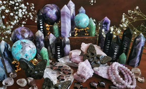 Crystals – Tagged fake crystals – Wild Inanda