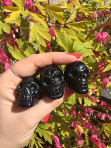 Obsidian skulls