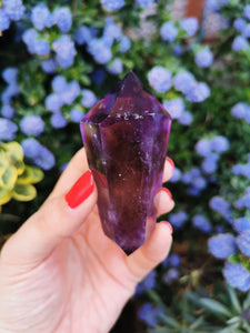Brazilian amethyst double terminated point