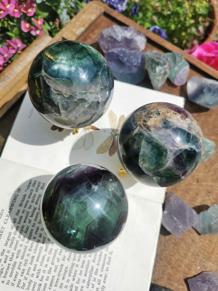 Large Fluorite spheres