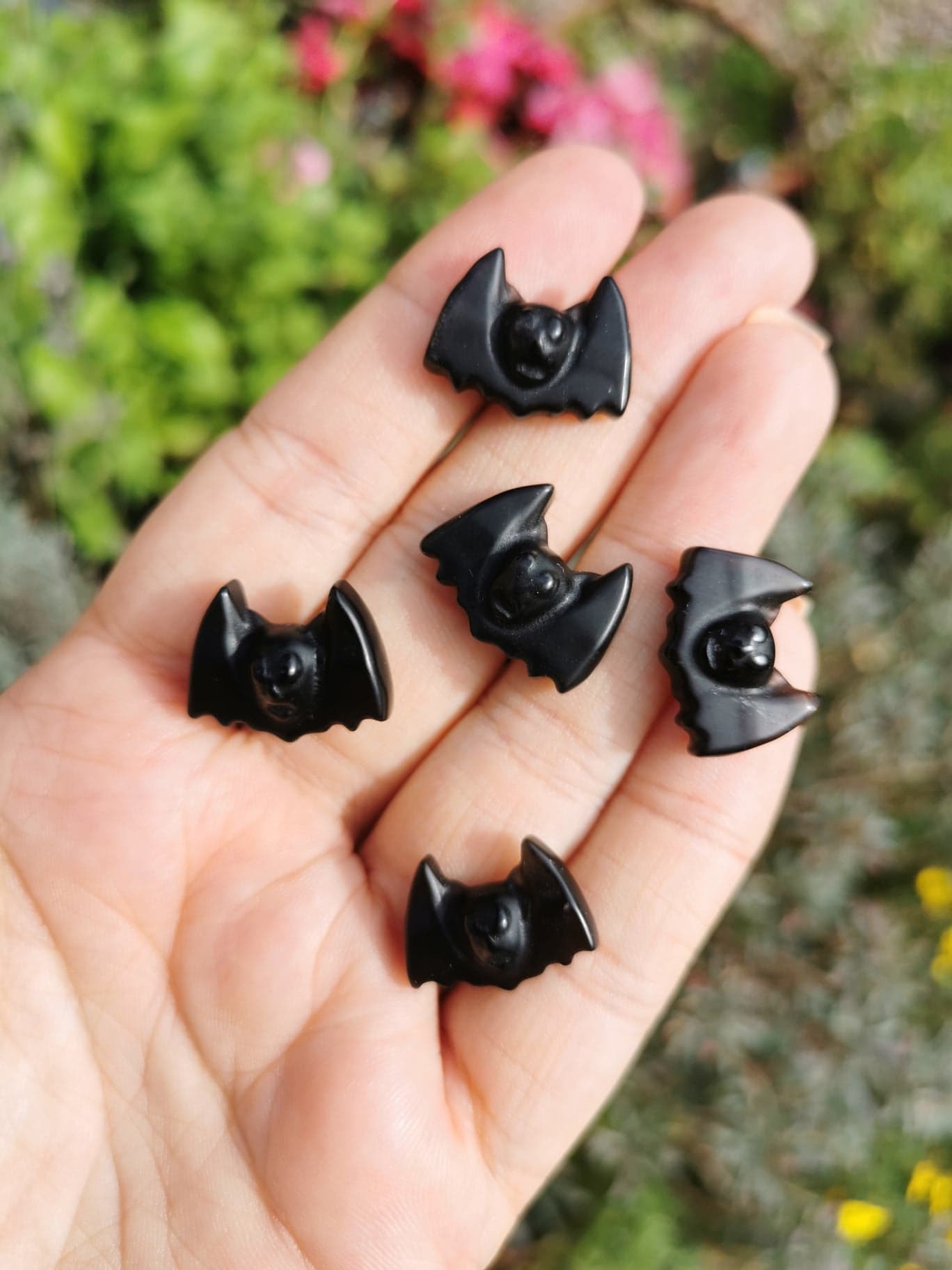 Mini obsidian bats